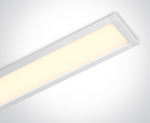 40W LED įleidžiamas linijinis &scaron;viestuvas, baltas, 3000K