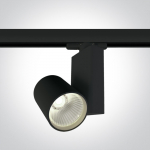 15W LED &scaron;viestuvas į bėgelius, juodas, 4000K