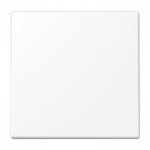 Viengubo klavi&scaron;o jungiklis LS 990, matinis lakuotas, baltas