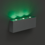 0,6W LED sieninis &scaron;viestuvas, aliuminio sp., žalia &scaron;viesos sp.