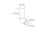 Pavir&scaron;inis reguliuojamas akcentinis &scaron;viestuvas, GU10, &scaron;ampano sp.