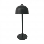 3W LED įkraunamas stalinis &scaron;viestuvas, juodas, 3000/6000K, dimeriuojamas