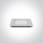 16W LED įleidžiama panelė, balta, 4000K