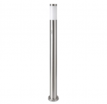 Pastatomas lauko &scaron;viestuvas V-TAC su judesio davikliu, E27, IP44, 110cm auk&scaron;čio, satino nikelio spalvos