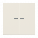 Dvigubas klavi&scaron;as su ap&scaron;vietimo stikliuku JUNG, dramblio kaulo sp.