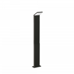 9W LED pastatomas lauko &scaron;viestuvas STYLE, juodas, 4000K, IP54