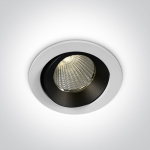 12W LED įleidžiamas &scaron;viestuvas, baltas, 3000K, IP65