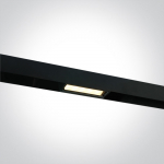 12W linijinis &scaron;viestuvas į magnetines sistemas ONELIGHT MAXI, juodas, 3000K