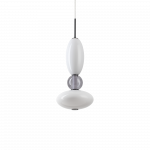 27W LED pakabinamas &scaron;viestuvas LUMIERE, baltos/juodos sp., 3000K
