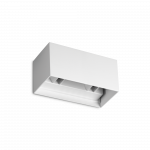 25W LED sieninis fasado &scaron;viestuvas ATOM, baltas, 3000K, IP54