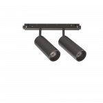 24W LED akcentinis &scaron;viestuvas į magnetines sistemas EGO, juodas, 4000K, DALI