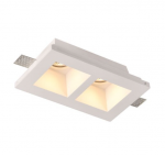 Užglaistomas &scaron;viestuvas OPTONICA, GU10*2, baltas