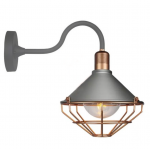 Sieninis &scaron;viestuvas V-TAC, IP65, E27, rausvo aukso spalvos