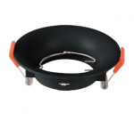 Lemputės laikiklis GU10, juodas