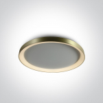 48W LED plafonas, žalvario sp. korpusu, 3000K