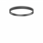 26W LED lubų/sieninis &scaron;viestuvas FLY, juodas, 4000K, IP40