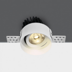 12W LED įleidžiamas &scaron;viestuvas, baltas, 3000K