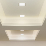 18W LED įleidžiama panelė, kvadratinė, balta, 3000K
