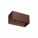 25W LED sieninis fasado &scaron;viestuvas ATOM, kavos sp., 3000K, IP54