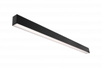 43W pakabinamas linijinis &scaron;viestuvas X-LINE SLIM L-DOWN LED COMPACT, juodas, 4000K, DALI, su 3h avariniu moduliu