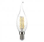 4W LED filamentinė lemputė, E14, žvakės formos, 3000K
