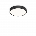 26W LED plafonas RAY, juodas, 3000/4000K, IP44