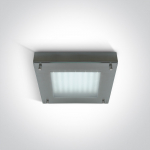 17W LED plafonas, chromo sp., 3000K