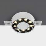 12W LED užglaistomas &scaron;viestuvas, baltas, 3000K