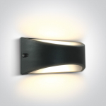 10W LED sieninis &scaron;viestuvas, antracito sp., 3000K