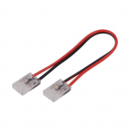 Skaidri jungtis didelio tankio arba 8mm LED COB juostoms, 5A, 0-36V, IP20