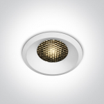 12W LED įleidžiamas &scaron;viestuvas, baltas, 3000K