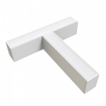 15W LED pakabinamo linijinio &scaron;viestuvo T formos sujungimas, baltas, 6000K