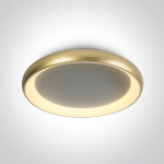 50W LED plafonas, aukso sp., 3000K