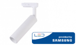 7W LED &scaron;viestuvas ant bėgelio V-TAC, baltu korpusu, 5000K (&scaron;altai balta), SAMSUNG LED chip