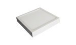 LED pavir&scaron;inis kvadratinis balto aliuminio 190x190mm 18W 1620lm 4000K P44