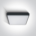 30W LED plafonas, antracito sp., 3000K