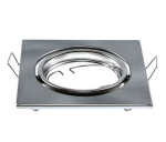 Įleidžiamas GU10 lemputės rėmelis V-TAC, satino nikelio spalvos, 2 vnt. pakuotėje