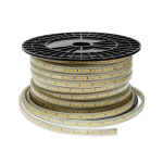 10W/m LED juosta OPTONICA, 220V, 2800K, 120 LED/m, IP65, 50m ritė
