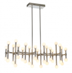 96W pakabinamas &scaron;viestuvas GIOVANNA, 3000K, satininio nikelio spalvos