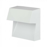 3W LED sieninis &scaron;viestuvas, baltas, 4000K, IP65