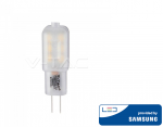 1.5W LED lemputė V-TAC, 12V, G4, 3000K (&scaron;iltai balta), SAMSUNG LED chip
