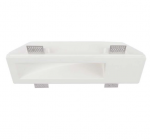 Užglaistomas GU10 lemputės rėmelis, baltas