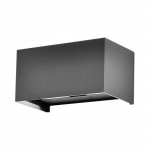24W LED sieninis lauko &scaron;viestuvas, pilkas, 3000K, IP65