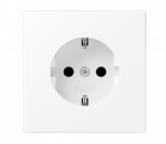 Ki&scaron;tukinis lizdas, matinės baltos sp., su papildoma kontaktų apsauga