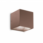 8,5W LED sieninis fasado &scaron;viestuvas RUBIK, kavos sp., 4000K, IP54