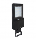 40W gatvės &scaron;viestuvas V-TAC su judesio davikliu, 6000K, IP65, su saulės baterija, juodas