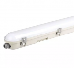 48W LED &scaron;viestuvas, 150cm, baltas, 4000K, IP65, veikia iki 3h avariniu režimu