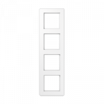 Rėmelis JUNG, keturvietis, baltas