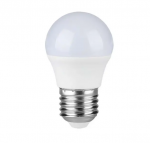 4,5W LED lemputė E27, G45, 3000K, 3vnt. pakuotėje