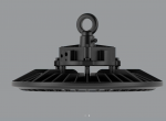 98W UFO &scaron;viestuvas ATENA LED COMPACT, juodas, 4000K, IP65, 70&deg;